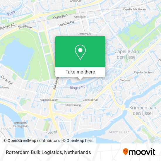 Rotterdam Bulk Logistics map