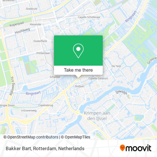 Bakker Bart, Rotterdam Karte