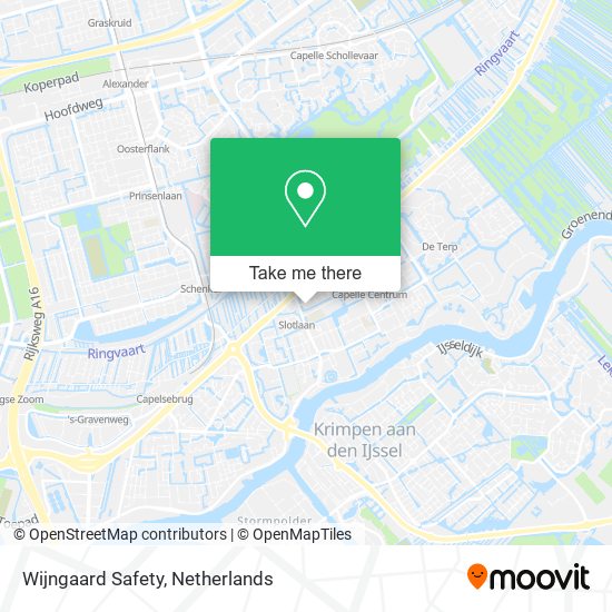 Wijngaard Safety map