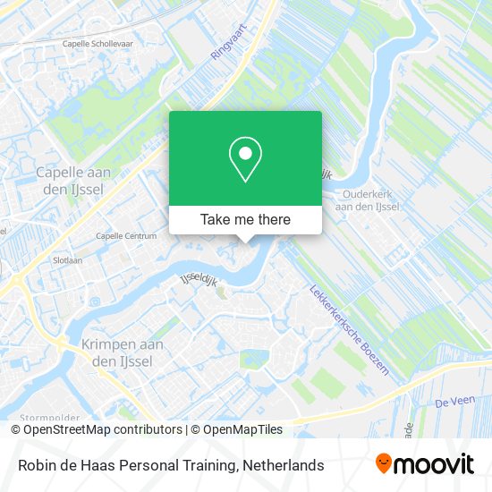 Robin de Haas Personal Training map
