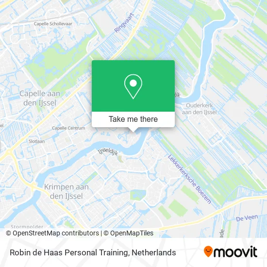 Robin de Haas Personal Training map