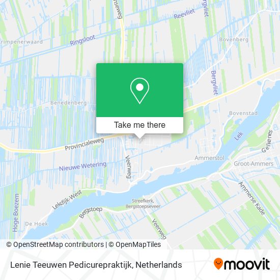 Lenie Teeuwen Pedicurepraktijk map