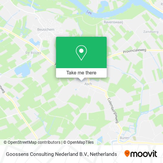 Goossens Consulting Nederland B.V. map