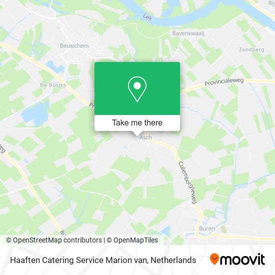 Haaften Catering Service Marion van map