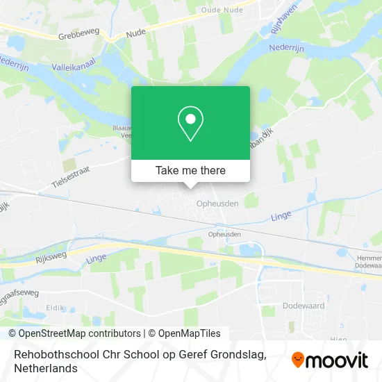 Rehobothschool Chr School op Geref Grondslag map