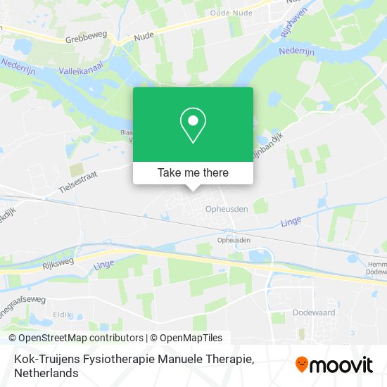 Kok-Truijens Fysiotherapie Manuele Therapie map