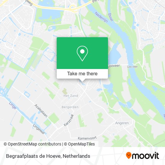 Begraafplaats de Hoeve map