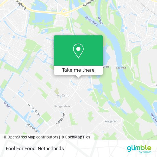 Fool For Food map