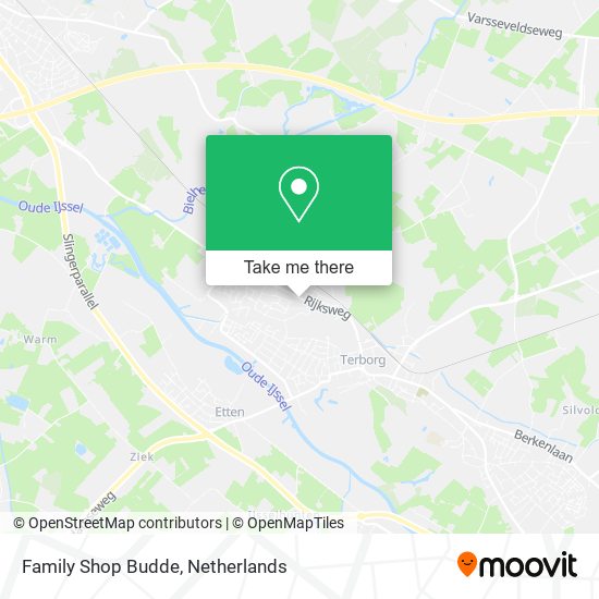 Family Shop Budde map