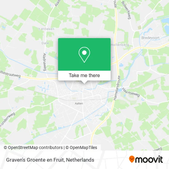 Graven's Groente en Fruit map