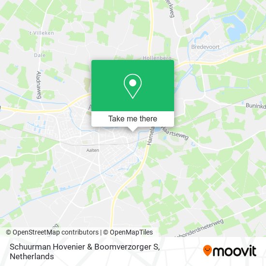 Schuurman Hovenier & Boomverzorger S map