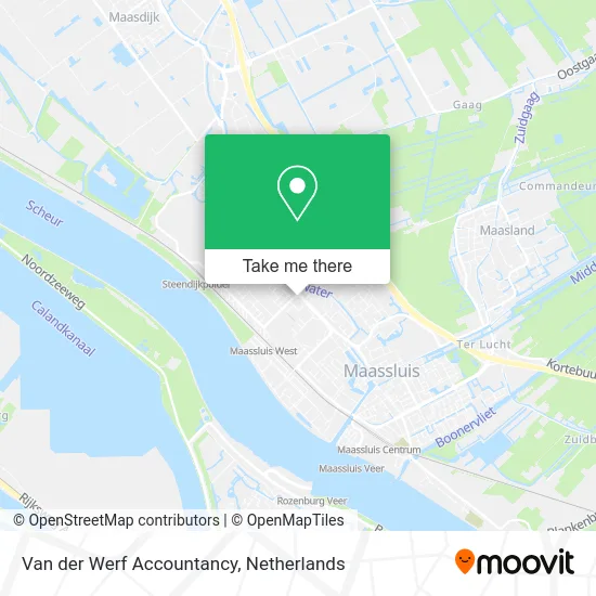 Van der Werf Accountancy map