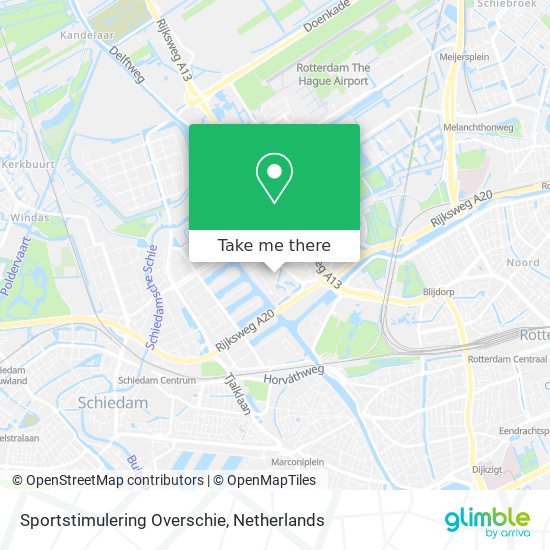 Sportstimulering Overschie Karte