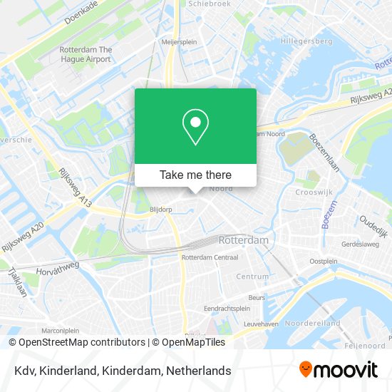 Kdv, Kinderland, Kinderdam map