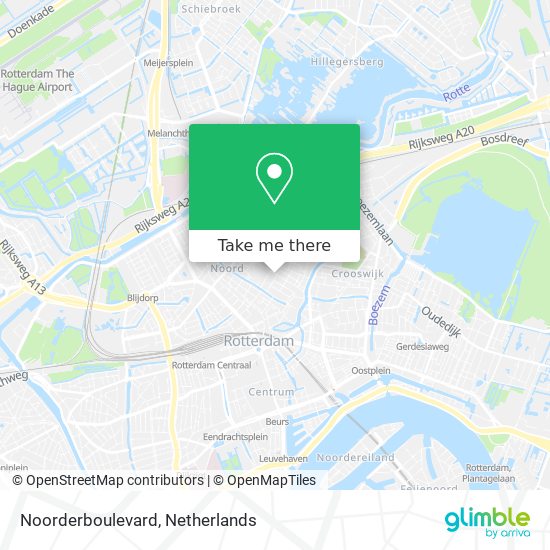 Noorderboulevard map