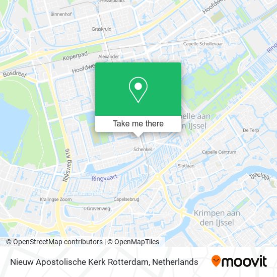 Nieuw Apostolische Kerk Rotterdam map