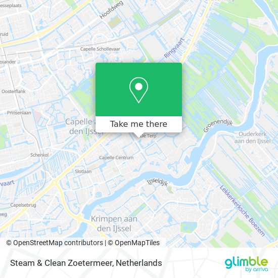 Steam & Clean Zoetermeer map