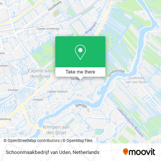 Schoonmaakbedrijf van Uden map