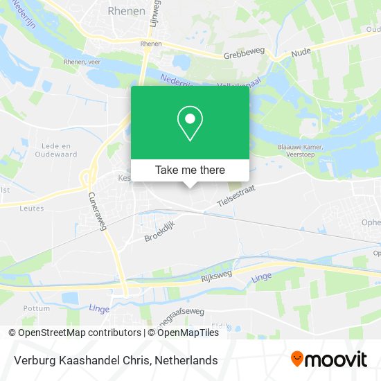 Verburg Kaashandel Chris map