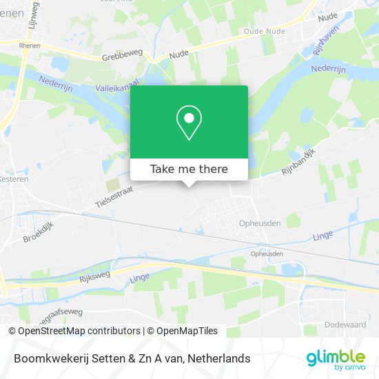 Boomkwekerij Setten & Zn A van map