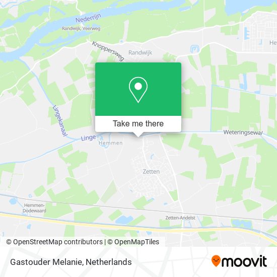 Gastouder Melanie map