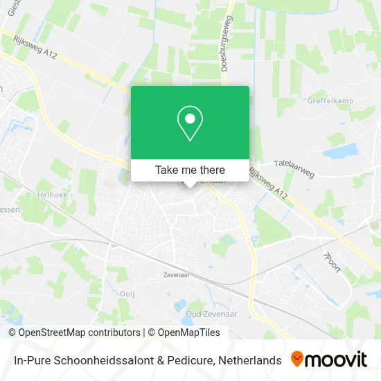 In-Pure Schoonheidssalont & Pedicure map