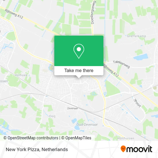 New York Pizza map