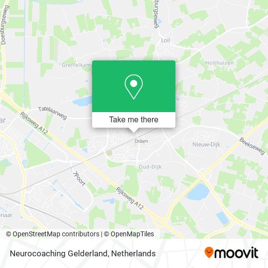 Neurocoaching Gelderland map