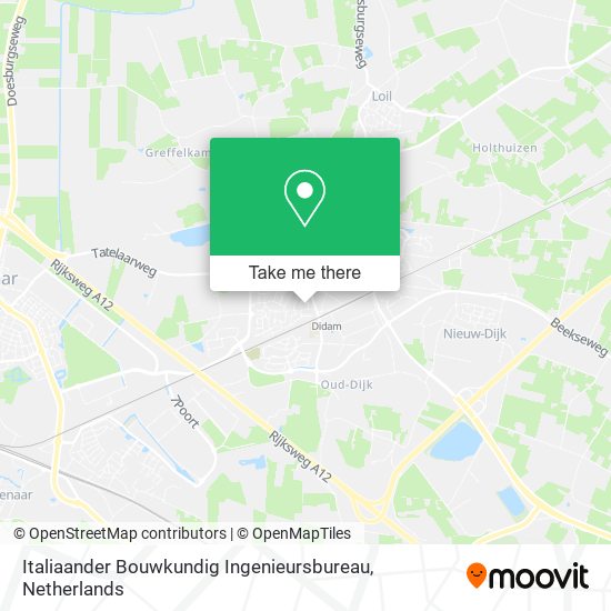 Italiaander Bouwkundig Ingenieursbureau map
