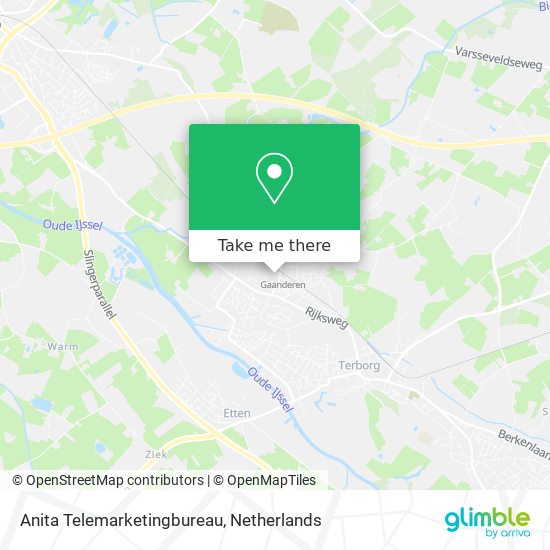 Anita Telemarketingbureau map