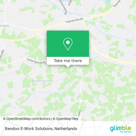 Bendoo E-Work Solutions map