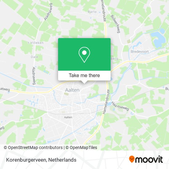 Korenburgerveen Karte