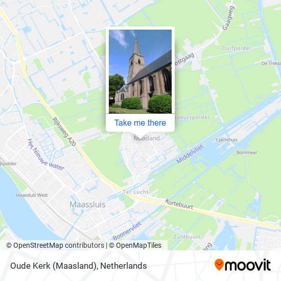 Oude Kerk (Maasland) map