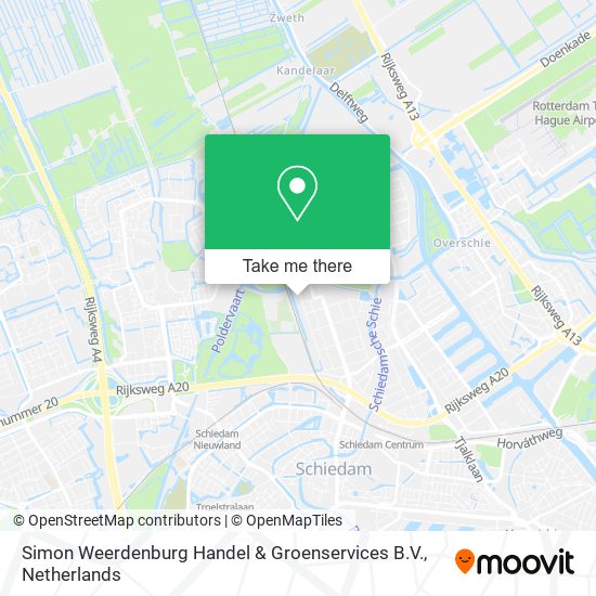 Simon Weerdenburg Handel & Groenservices B.V. map