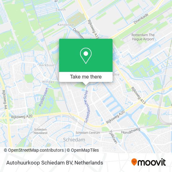 Autohuurkoop Schiedam BV map