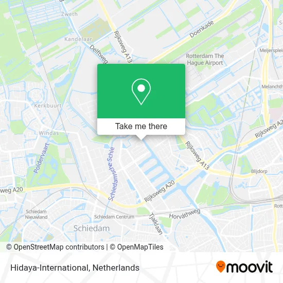 Hidaya-International map