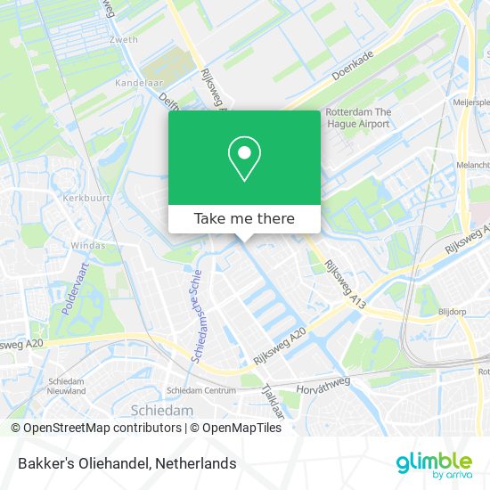 Bakker's Oliehandel map