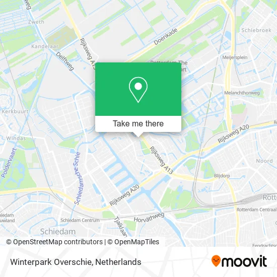Winterpark Overschie map