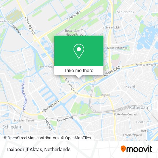 Taxibedrijf Aktas map