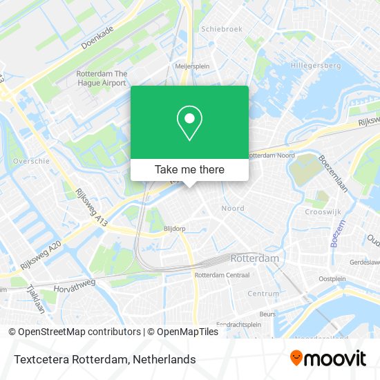 Textcetera Rotterdam Karte