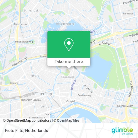 Fiets Flits map