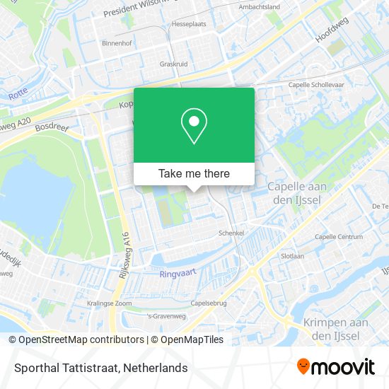 Sporthal Tattistraat map