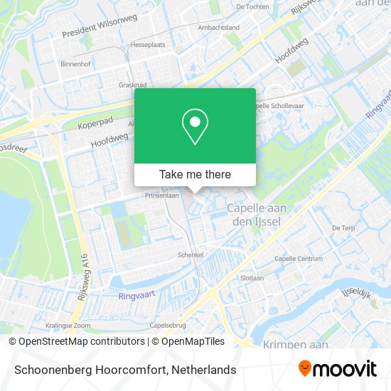 Schoonenberg Hoorcomfort map