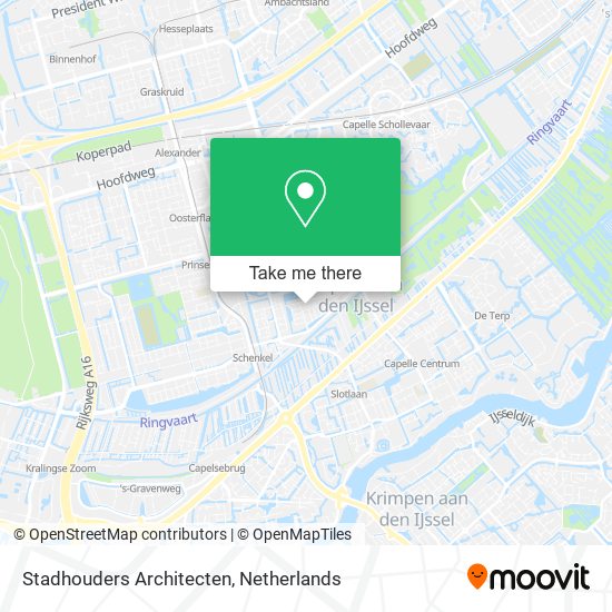 Stadhouders Architecten map