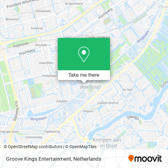 Groove Kings Entertainment map