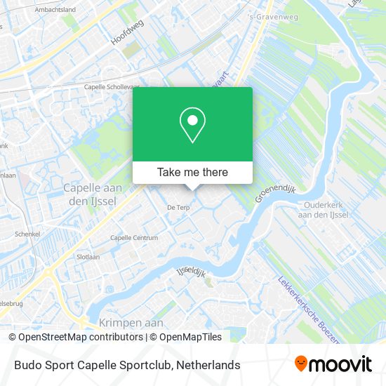 Budo Sport Capelle Sportclub map