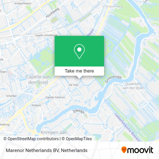 Marenor Netherlands BV map