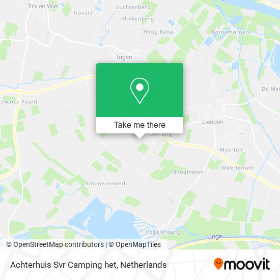 Achterhuis Svr Camping het map