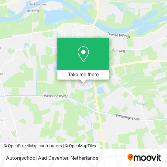 Autorijschool Aad Deventer map