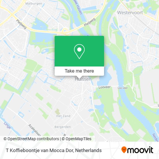 T Koffieboontje van Mocca Dor map